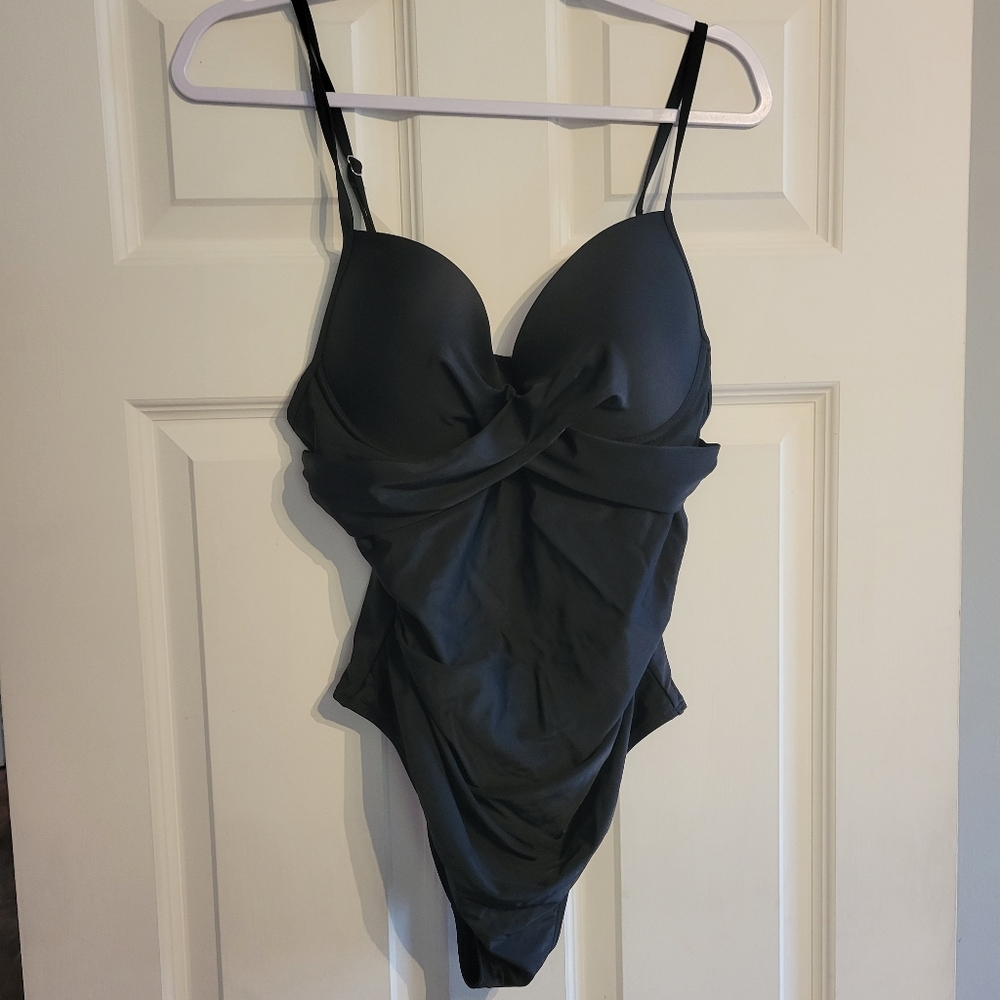 XL Black One Piece bathing suit